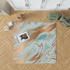 Adriatic Mist Liquid Marble Design Rug