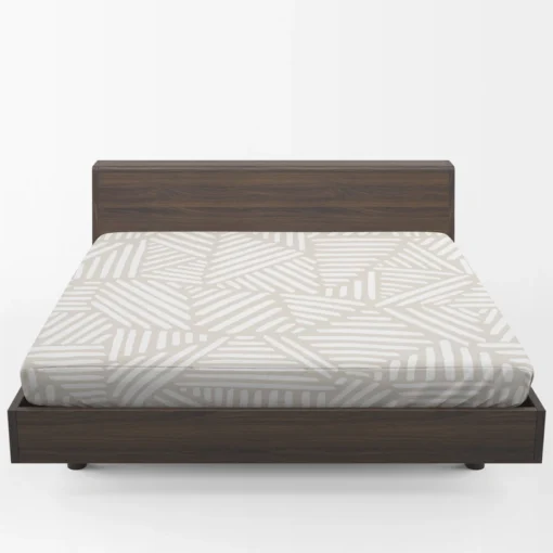 Aesthetic Contemporary Pattern Fitted Sheet 1