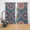 African Circle Abstract Pattern Curtain