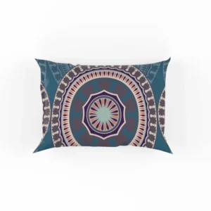 African Circle Abstract Pattern Pillow Case