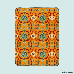 African Ethnic Design Fleece Blanket 1