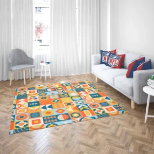 African Ethnic Pattern Rug 2