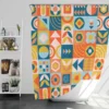 African Ethnic Pattern Shower Curtain