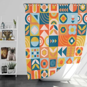 African Ethnic Pattern Shower Curtain