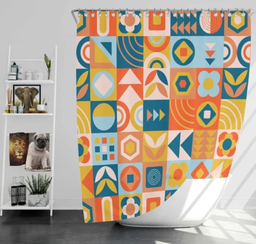 African Ethnic Pattern Shower Curtain