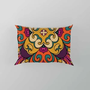 African Falk Art Pattern Pillow Case