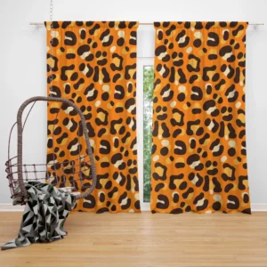 African Flat Pattern Design Curtain