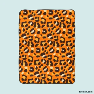 African Flat Pattern Design Fleece Blanket 1