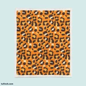 African Flat Pattern Design Sherpa Fleece Blanket 1