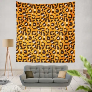 African Flat Pattern Design Wall Tapestry