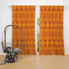 African Geometrics Tribal Pattern Curtain