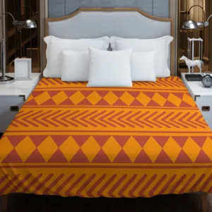 African Geometrics Tribal Pattern Duvet Cover