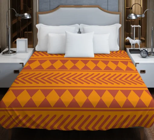 African Geometrics Tribal Pattern Duvet Cover