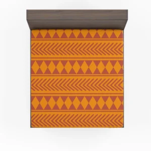 African Geometrics Tribal Pattern Fitted Sheet