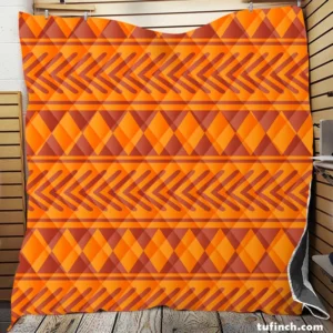 African Geometrics Tribal Pattern Quilt Blanket