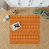 African Geometrics Tribal Pattern Rug