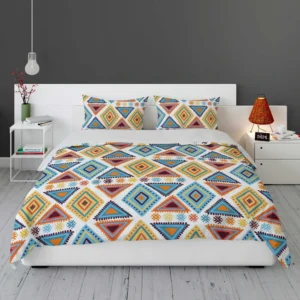 African Hand Drawn Pattern Bedding Set 1