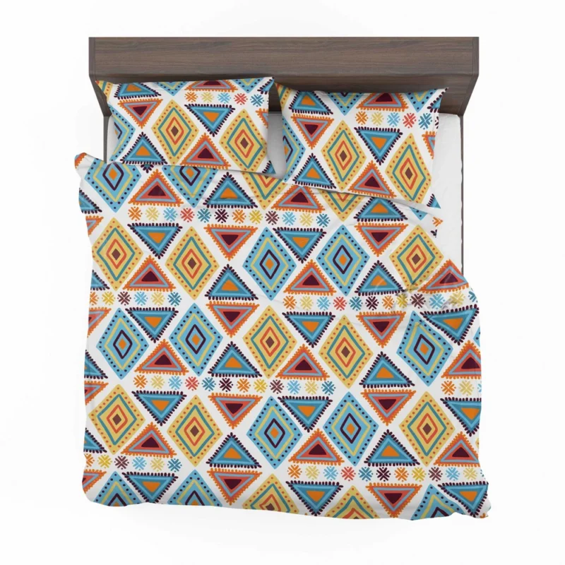 African Hand Drawn Pattern Bedding Set 2