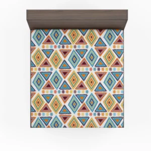 African Hand Drawn Pattern Fitted Sheet