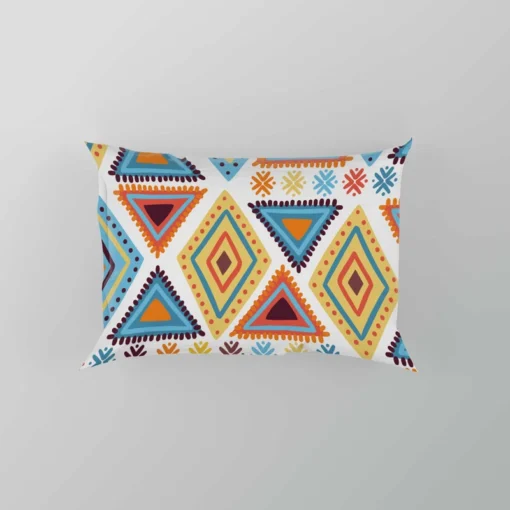 African Hand Drawn Pattern Pillow Case