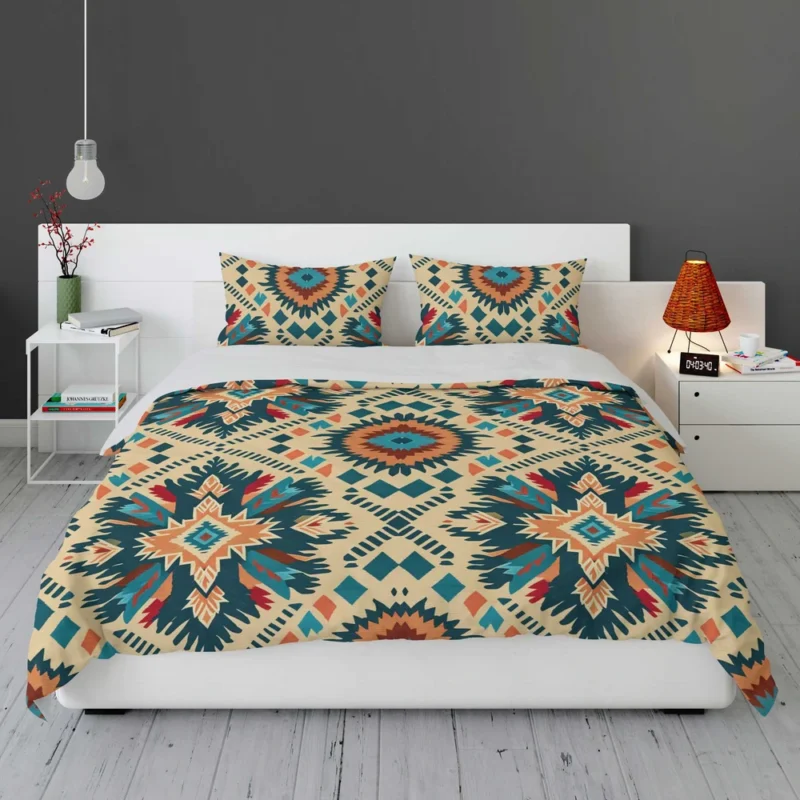 African Ikat Design Bedding Set 1