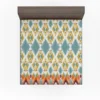 African Ikat Geometric Fitted Sheet