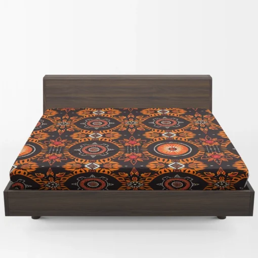 African Tribal Design Fitted Sheet 1