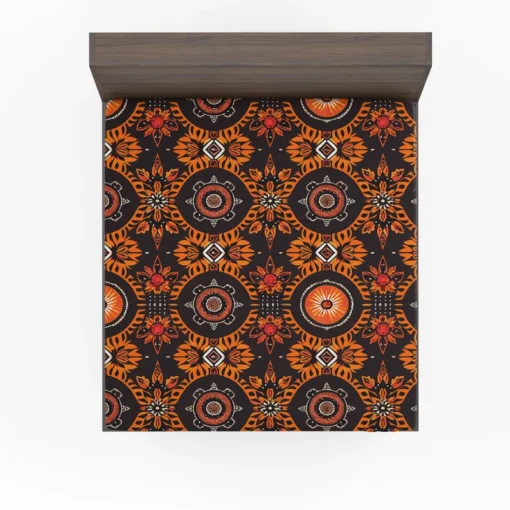 African Tribal Design Fitted Sheet