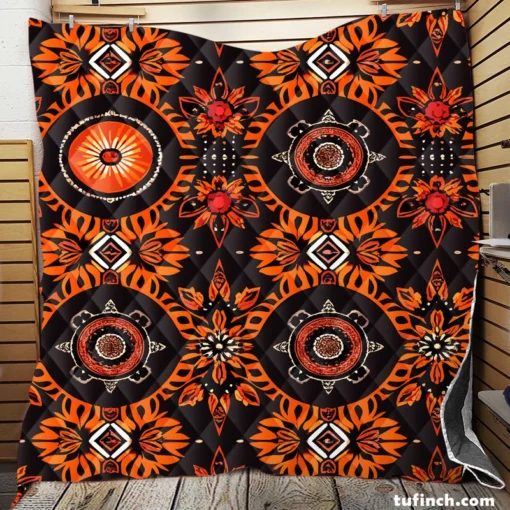 African Tribal Design Quilt Blanket