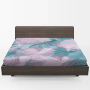 Alcohol Inks Vector Design Fitted Sheet 1