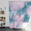 Alcohol Inks Vector Design Shower Curtain