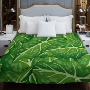 Alocasia Leave Pattern Duvet Cover