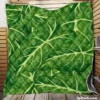 Alocasia Leave Pattern Quilt Blanket