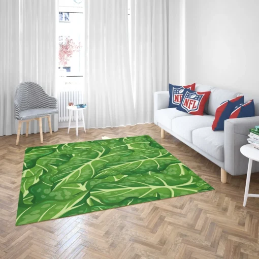 Alocasia Leave Pattern Rug 2