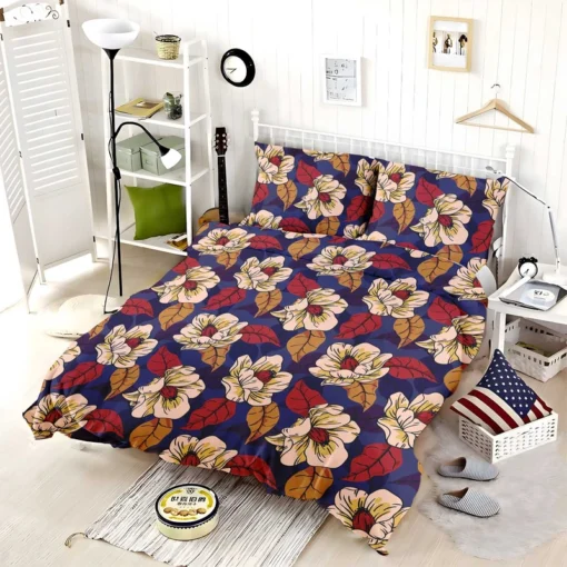 Amaryllis Floral Pattern Bedding Set