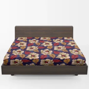 Amaryllis Floral Pattern Fitted Sheet 1