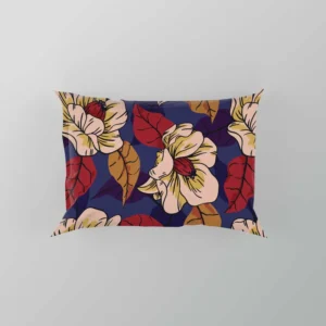 Amaryllis Floral Pattern Pillow Case