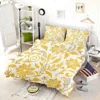 Amazing Yellow Flowers Pattern Bedding Set