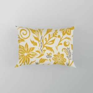 Amazing Yellow Flowers Pattern Pillow Case