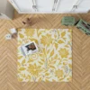 Amazing Yellow Flowers Pattern Rug