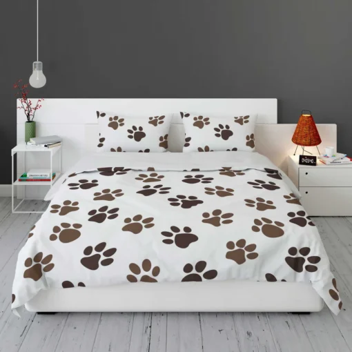 Animal Footprints Pattern Bedding Set 1