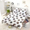 Animal Footprints Pattern Bedding Set