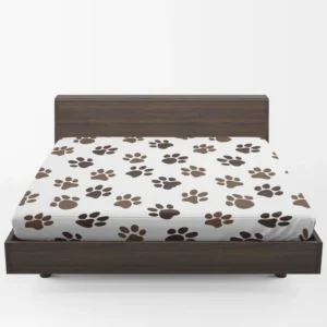 Animal Footprints Pattern Fitted Sheet 1