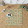 Arabesque Floral Pattern Rug