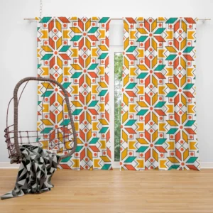 Arabesque Pattern Moroccan Curtain