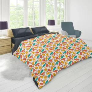 Arabesque Pattern Moroccan Duvet Cover 1