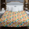 Arabesque Pattern Moroccan Duvet Cover