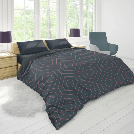 Arabian Lattice Geometric Duvet Cover 1