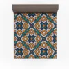 Arabic Colorful Geometric Design Fitted Sheet