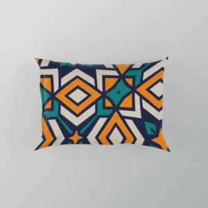 Arabic Colorful Geometric Design Pillow Case